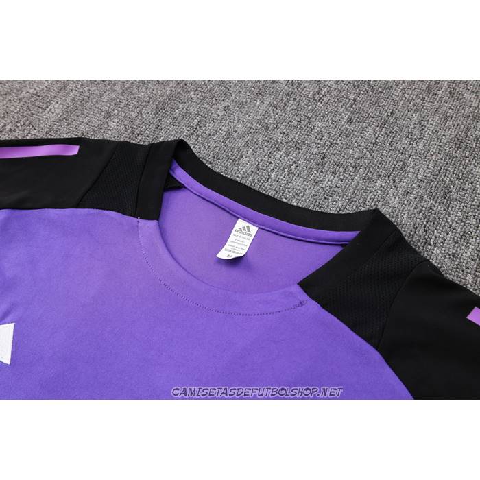 Chandal del Alemania 24-25 Manga Corta Purpura - Pantalon Corto
